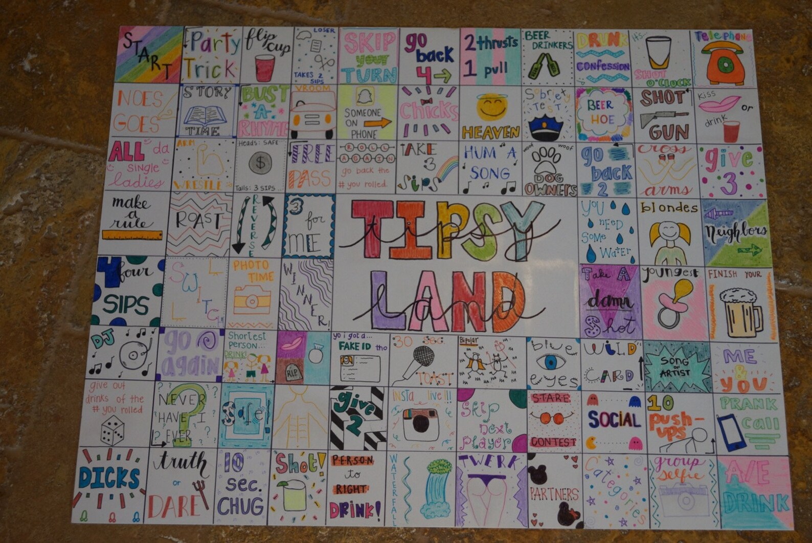 Tipsy Land Etsy