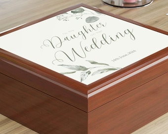To My Daughter On Her Wedding Day Gift Box Jewelry Box