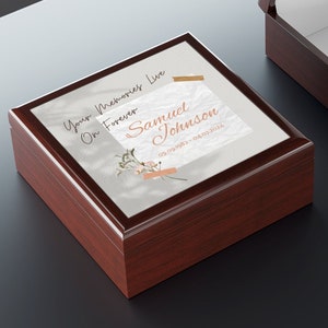 Memory Personalized Keepsake Memory Memorial Box