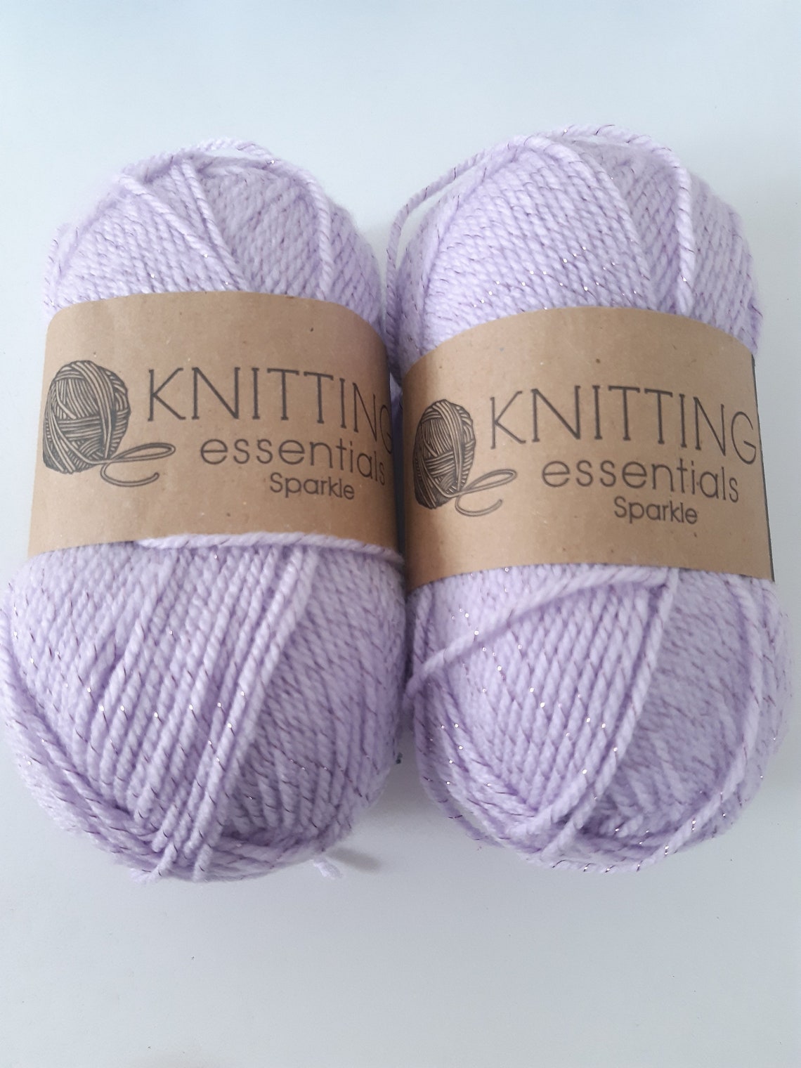 DK Baby Wool Soft Yarn Knitting Essentials Soft Wool Pink Sparkles Yarn