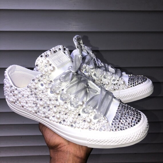 bling high top converse