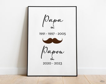 Poster zum Opatag – Geschenk für den Großvater – Opa