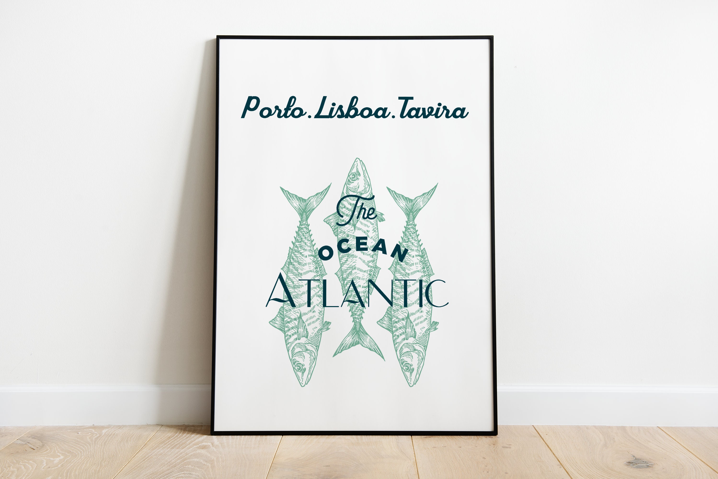 Affiche Sardine Souvenir Portugal