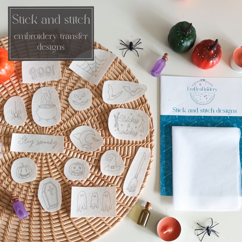 Stick and Stitch Embroidery Designs Pack - Halloween - Etsy