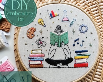 DIY embroidery kit for beginners - Stay curious