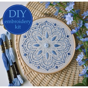 DIY embroidery kit for beginners - Mandala