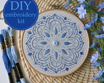 Kit de bordado DIY para principiantes - Mandala