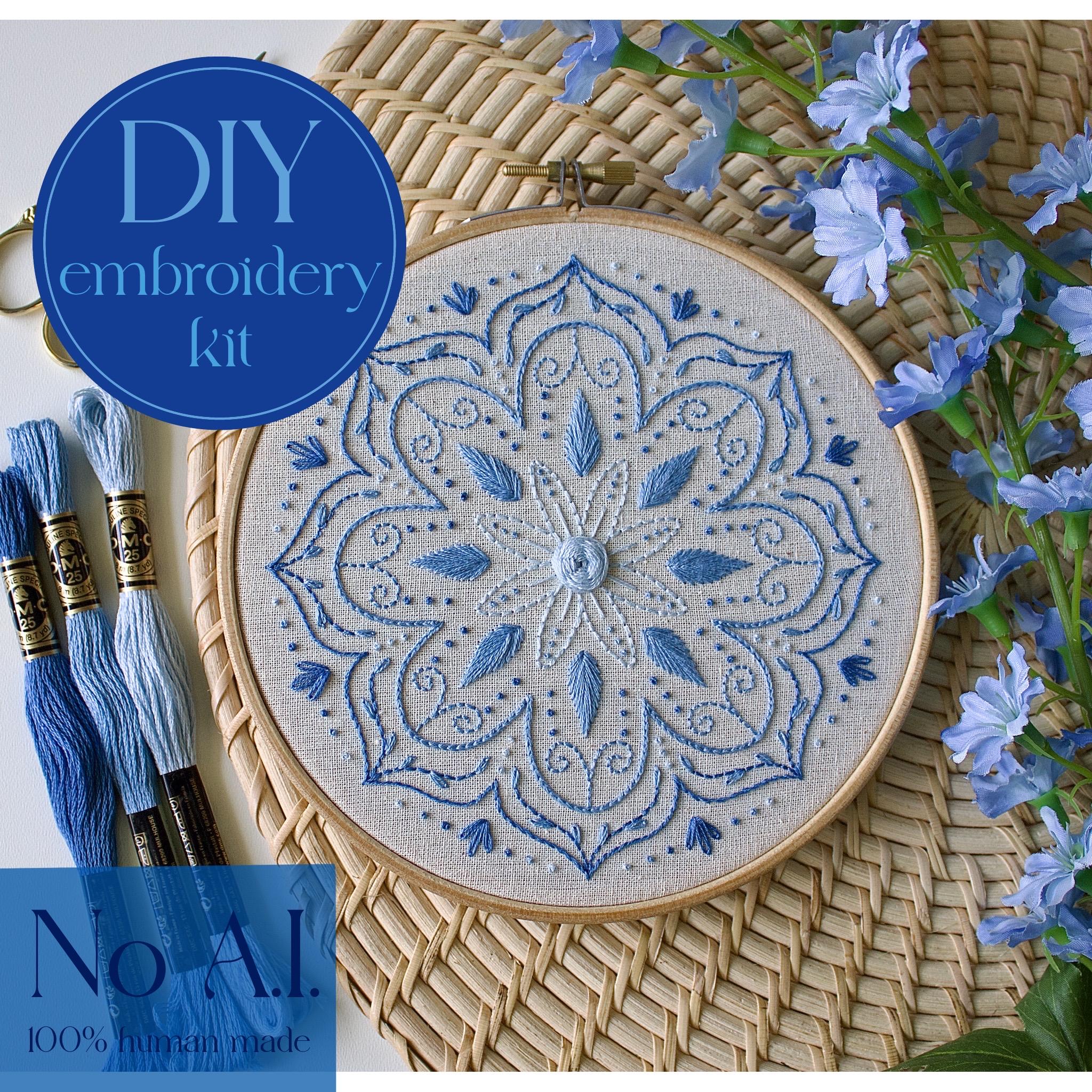 DIY embroidery kit for beginners - Mandala