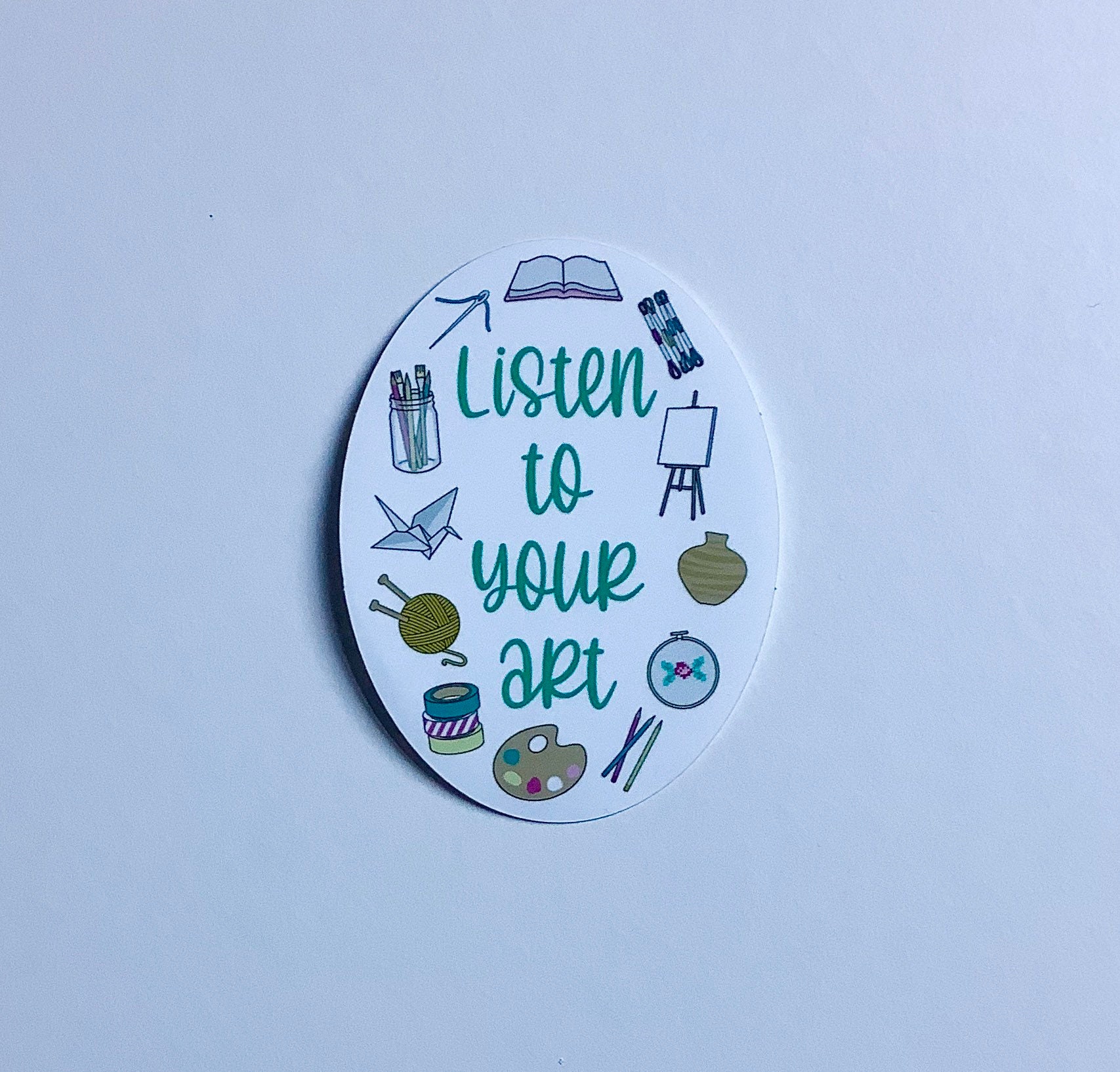 Sticker bundle set of three crafting pun stickers Etsy