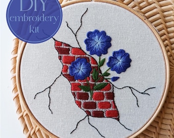 DIY embroidery kit for beginners - Keep growing