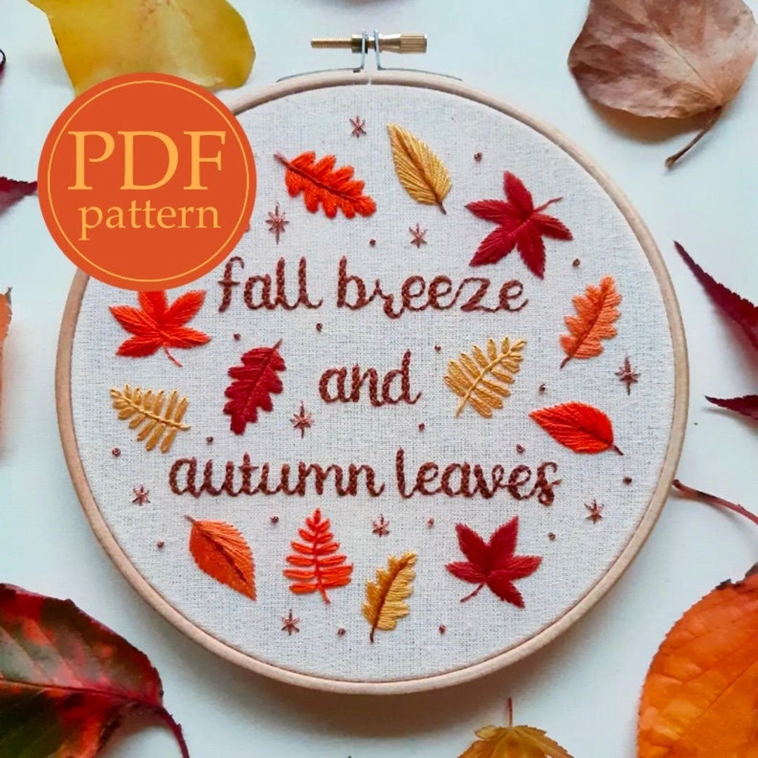 PDF Pattern for Beginners - Autumn Leaves - Etsy