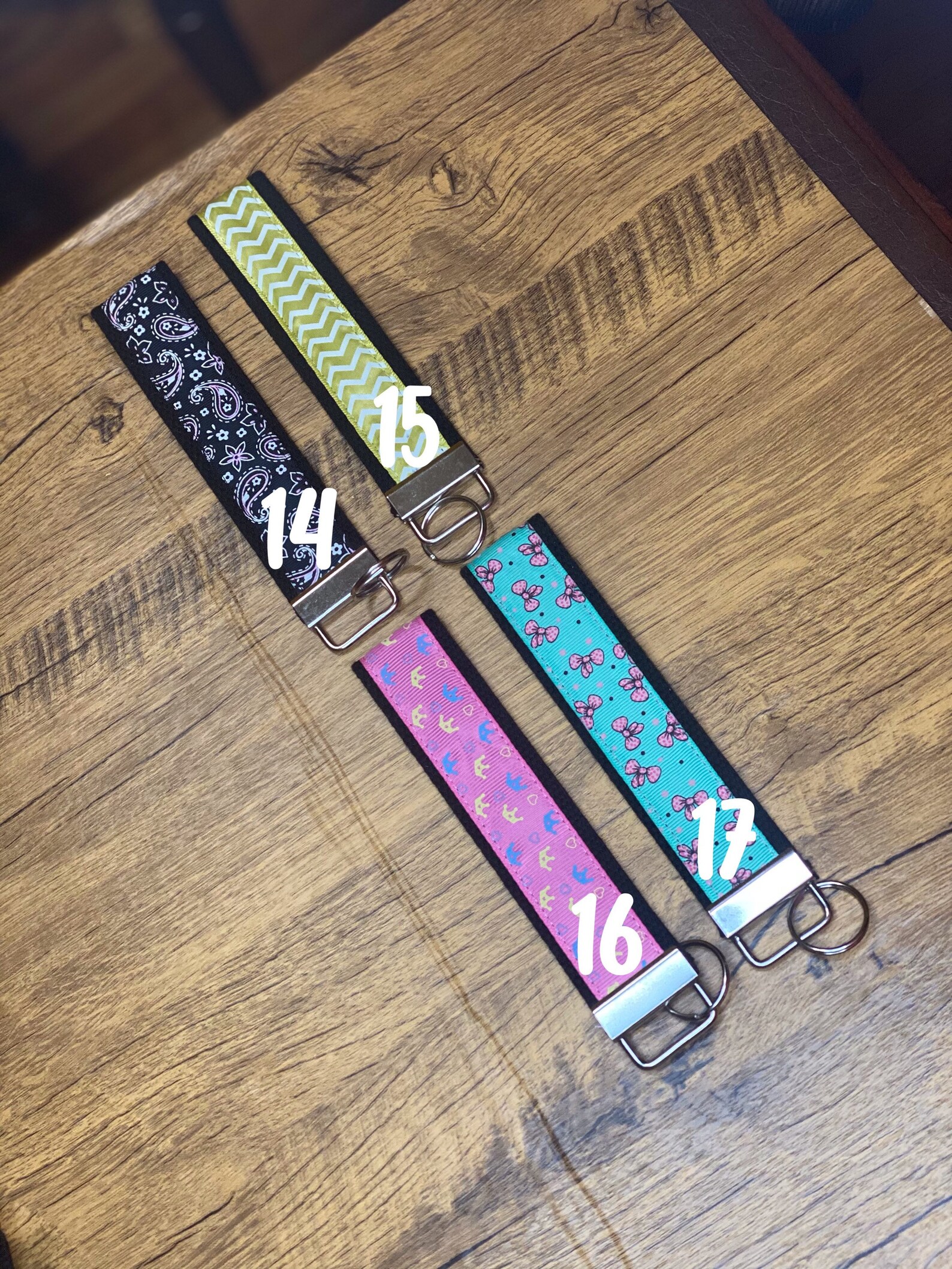 Key fob wristlet Wristlet keychains key holder Etsy