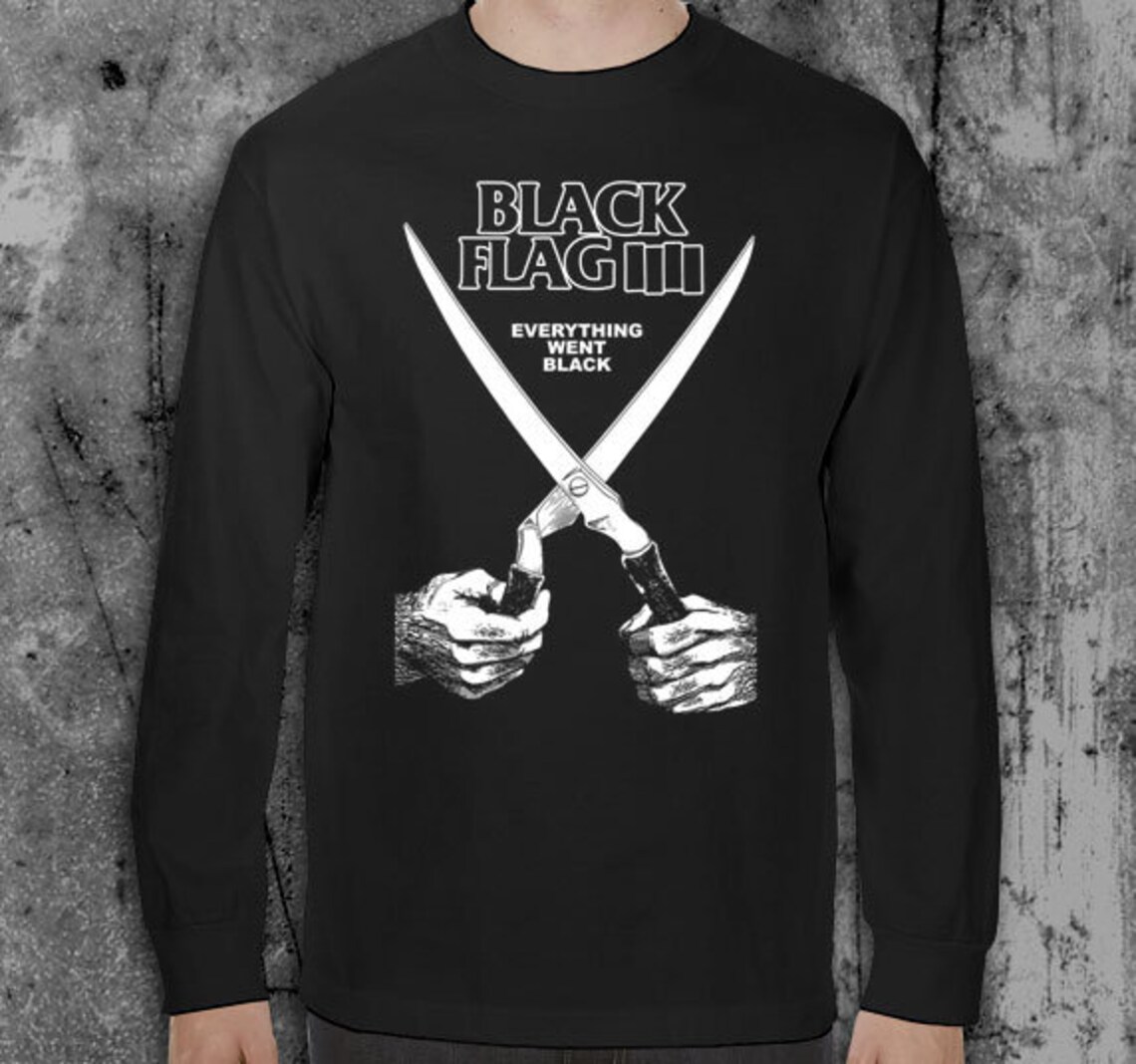 Black Flag tshirt punk rock band Etsy
