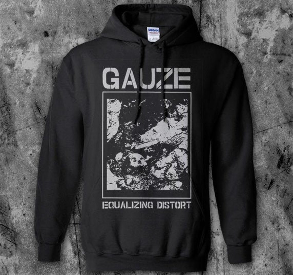 Gauze Sweatshirt Hardcore Punk Band Etsy