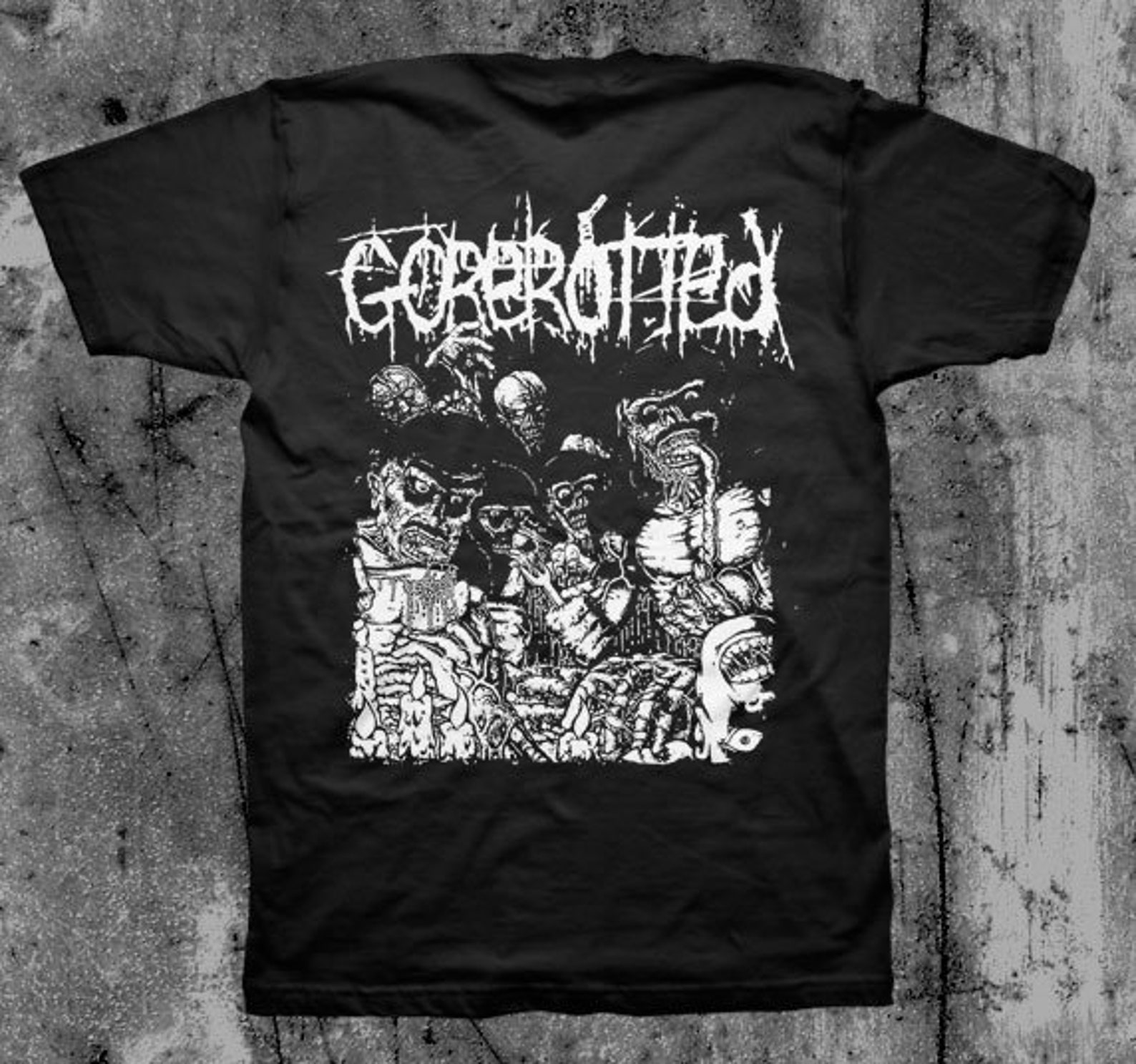 Goreotted tshirt grindcore / death metal band. Etsy