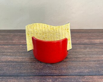 Red Sponge Holder