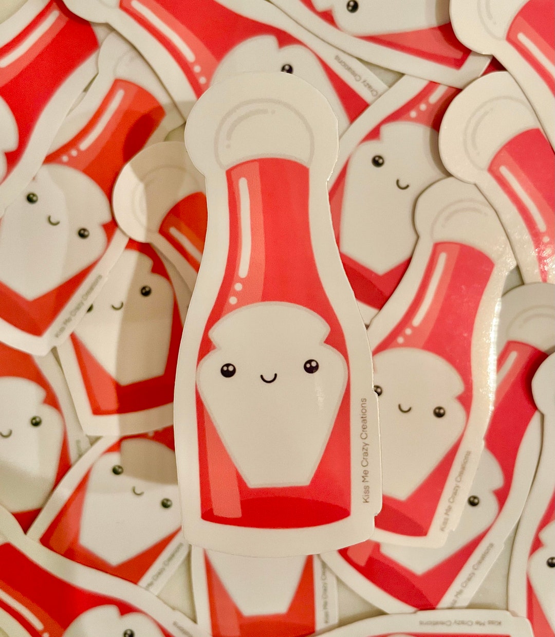 Ketchup Sticker Waterresistant Sticker Water Bottle Sticker Food