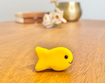 Fish Cracker Magnet | Cute Polymer Clay Fridge Decor