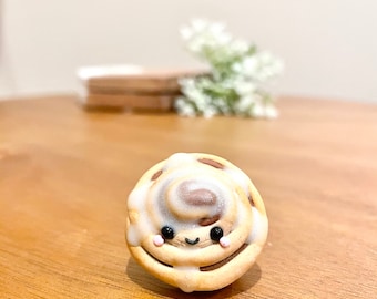 Cinnamon Roll Magnet | Cute Clay Refrigerator Magnet