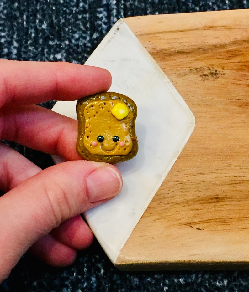Toast Bread Kawaii Breakfast lover Etsy