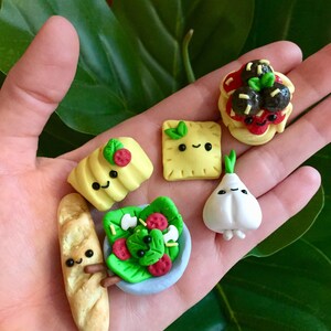 Food magnets Italian custom Gift for Italians Fridge magnets Italy cute Polymer clay magnets Grandmother gift fun Pasta lover gift image 2