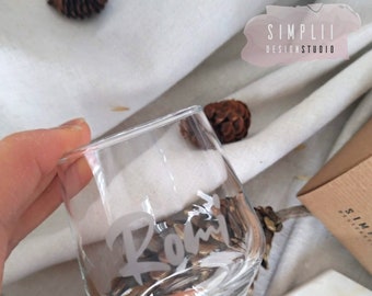 Etched Custom Shot Glass | Personalized 2oz Favor