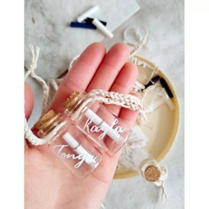 Joli message personnalisé dans une bouteille [lots] | Cadeau de mariage | Étiquette-cadeau | Coffret cadeau | Cadeaux mignons | cadeau pour elle | Cadeau pour lui