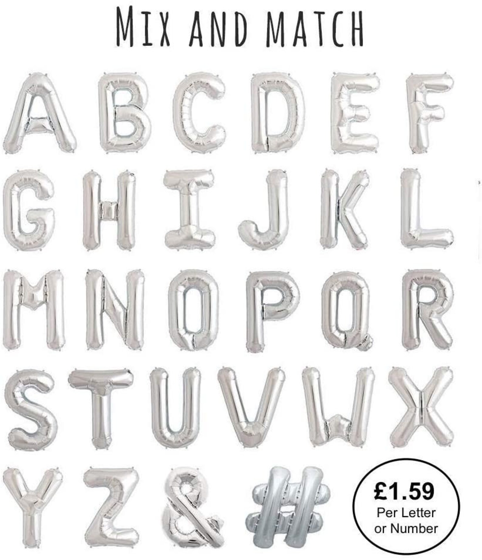 Eighty80 Letter Balloons Any Custom Phrase 16 Inch | Etsy