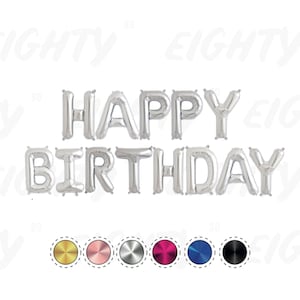 GLOBOS DE FELIZ CUMPLEAÑOS, "globos con letras de 16 PULGADAS", globos de cumpleaños,