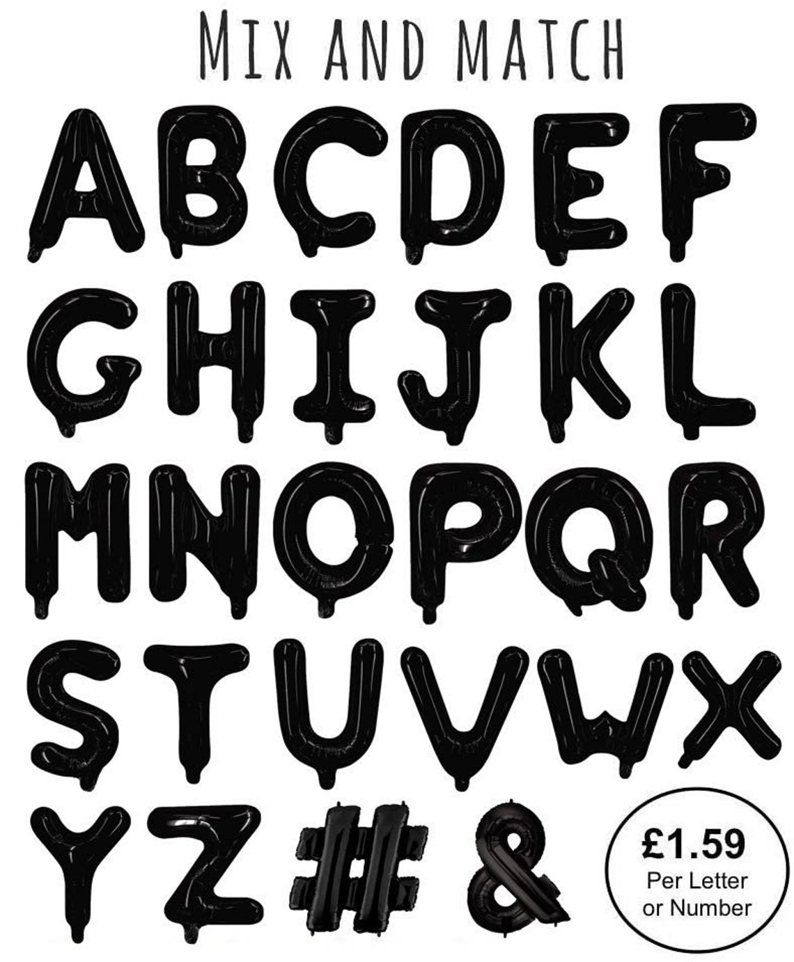 Eighty80 Letter Balloons Any Custom Phrase 16 Inch | Etsy