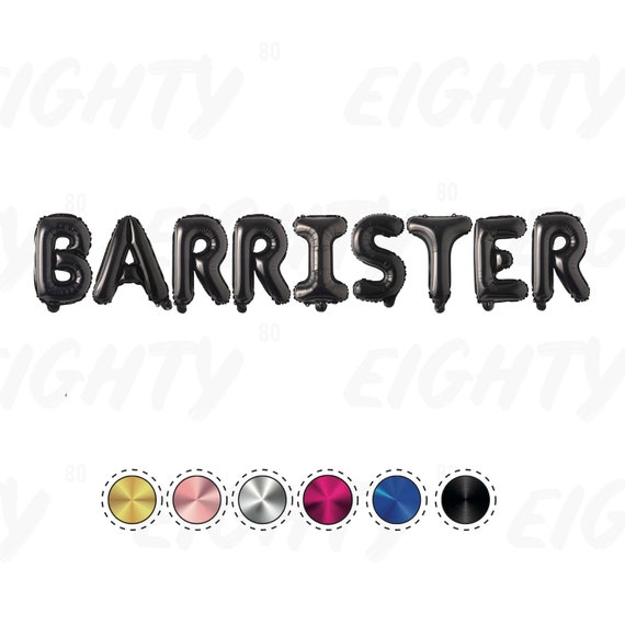 Barrister Air Fill Only Foil Balloons NO HELIUM - Etsy Singapore
