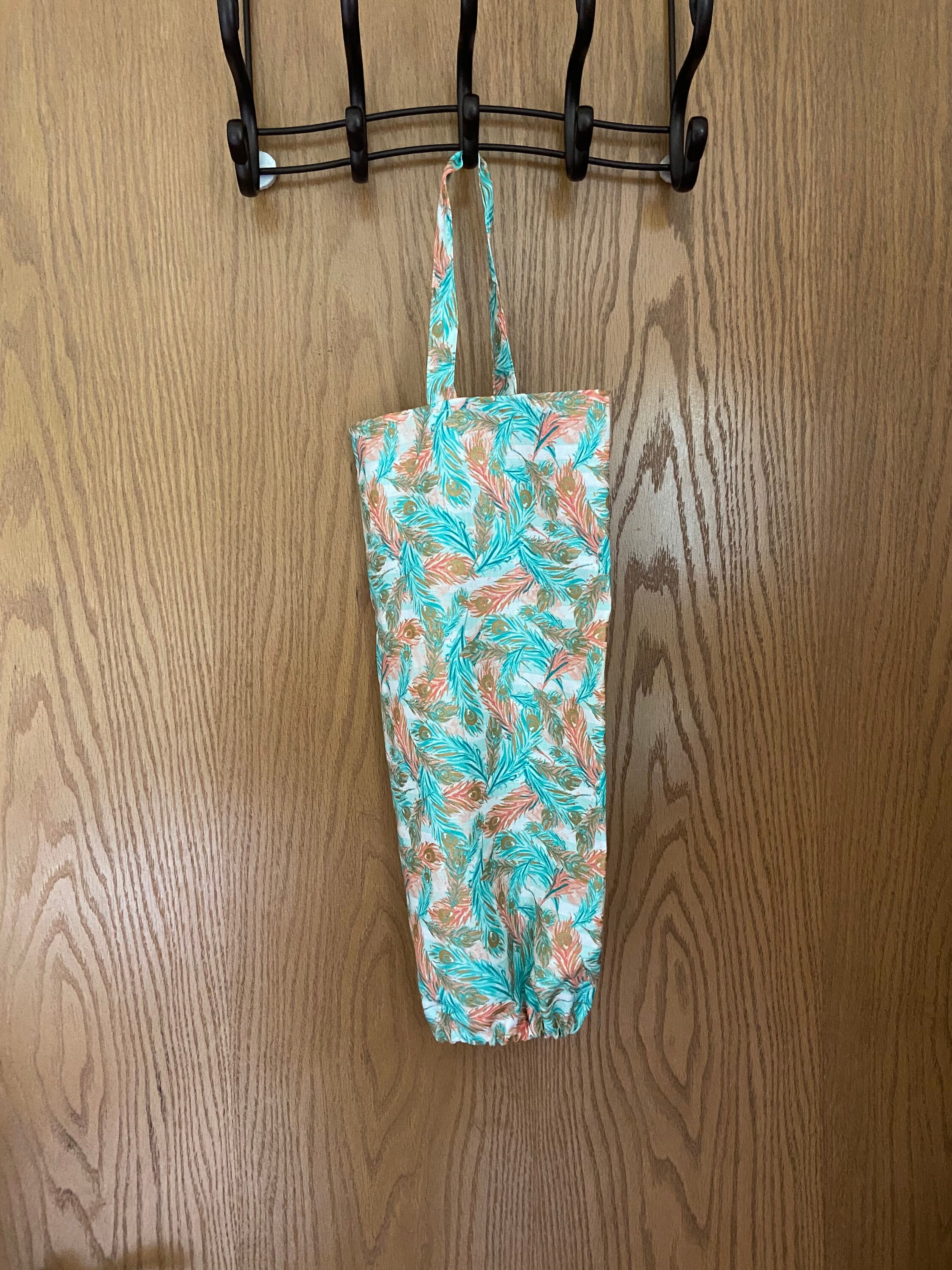 Bag Holder Recycling Plastic Bag Holder ECO Friendly Teal Etsy