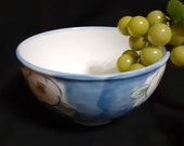Japanese bowl arita beautiful flowers printed vintage
