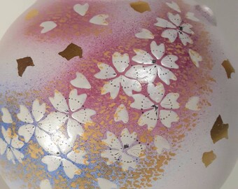 九谷焼Kutani Ware Ceramic Vase KUTAN（九谷）Ware Vase UNIQUE Pattern Signed Japanese