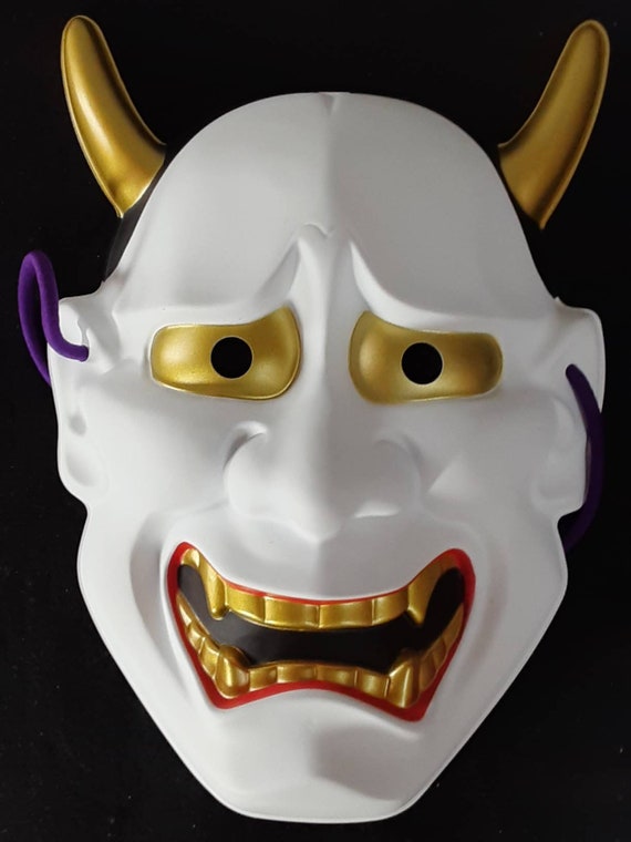 Japanese Traditional Style Demon Mask Noh Men 能面 Etsy Japanese Traditional Style Demon Mask Noh Men 能面 Etsy
