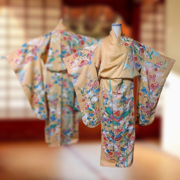 furisode for women / okinawa bingata