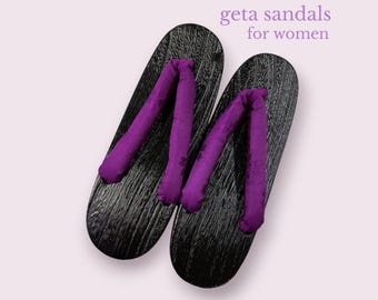 japanese traditional style zori sandals for women, geta sandals / 26cm‐size