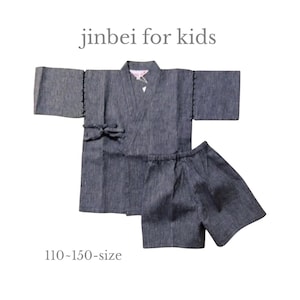 jinbei for kids, gray / 110~150-size