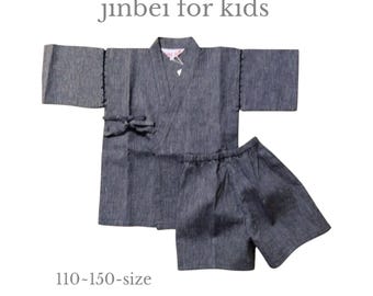 jinbei for kids, gray / 110~150-size