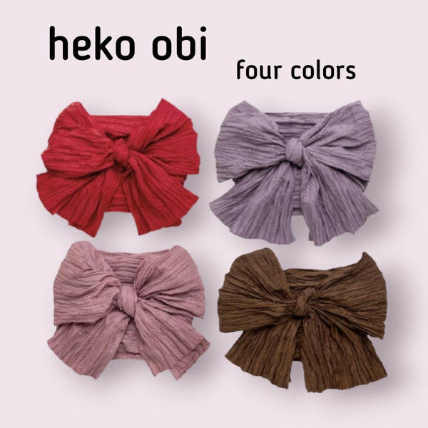 Cinturón Yukata obi para mujer/ heko obi
