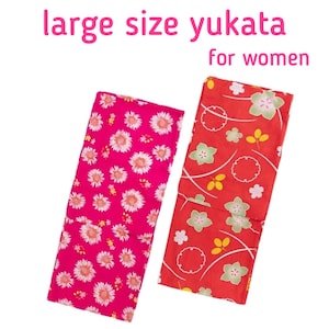 large size yukata for women