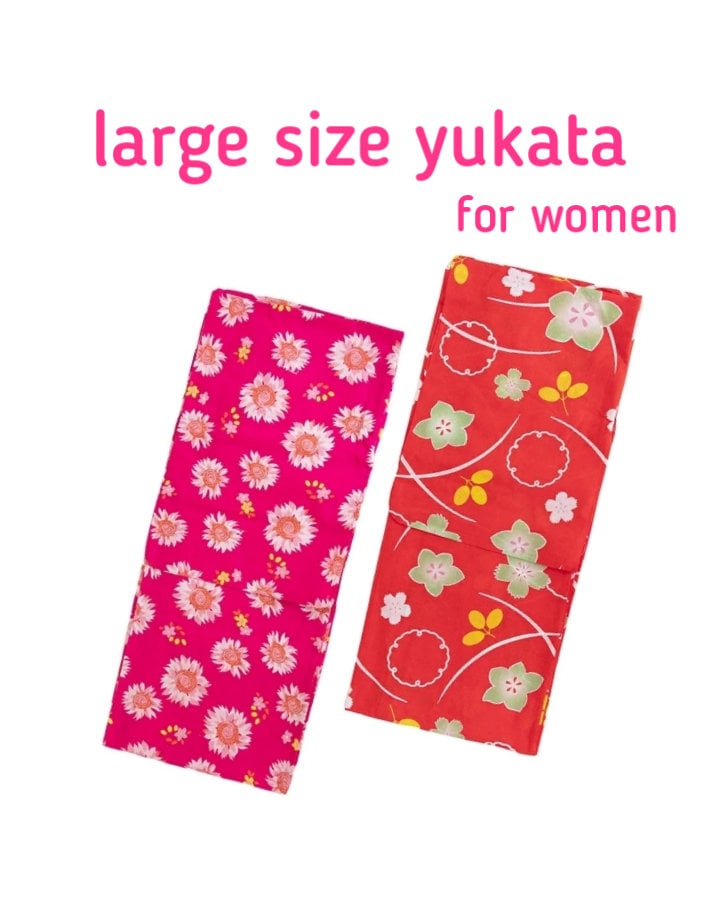 large size yukata for women