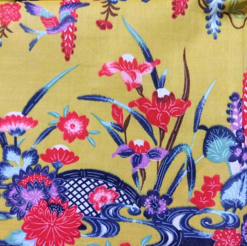 Okinawa Bingata Pattern Handkerchief - Etsy