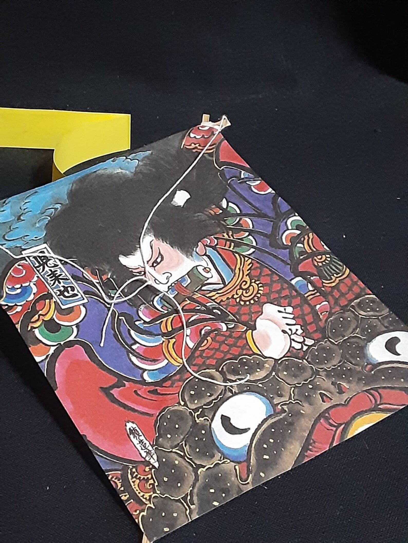 Japanese kite flying toy / Japanese kabuki Etsy