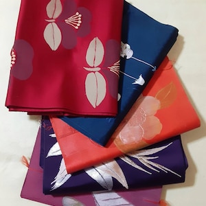 Nagoya obi (名古屋帯) / five different styles