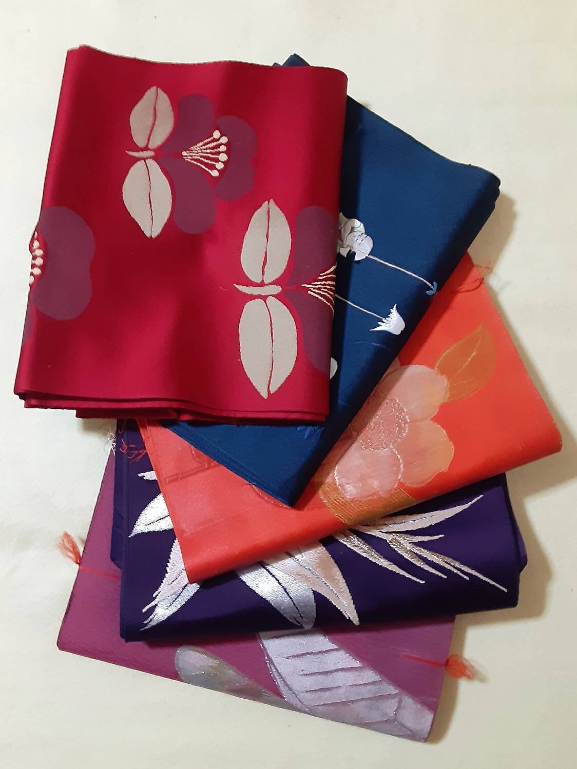 ◇おふく◇名古屋帯 千社札 ◇おふく◇名古屋帯 千社札