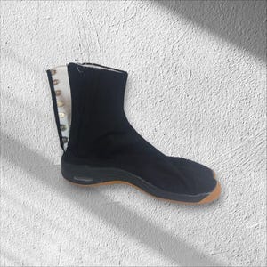 jikatabi shoes with air cushion, black / ninja shoes