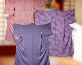 japanese vintage kimono / plain color