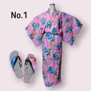 yukata for women / hibiscus pattern No.1