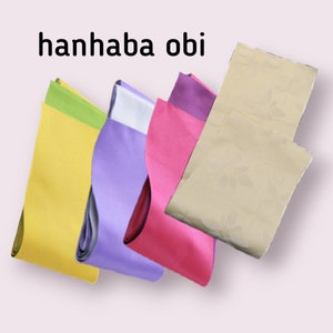 Yukata Obi for women / half-width obi
